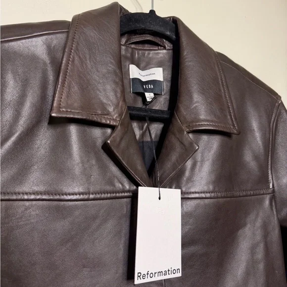 Reformation Veda Louisa Leather Jacket - Picture 3 of 7